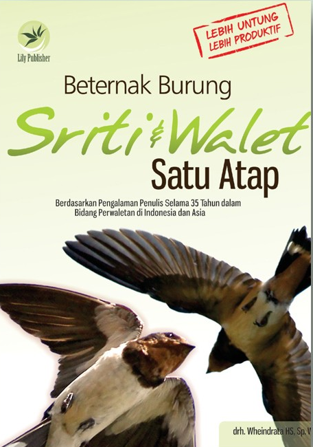 Cover Beternak Burung Sriti Walet Satu Atap / Wheinrata HS