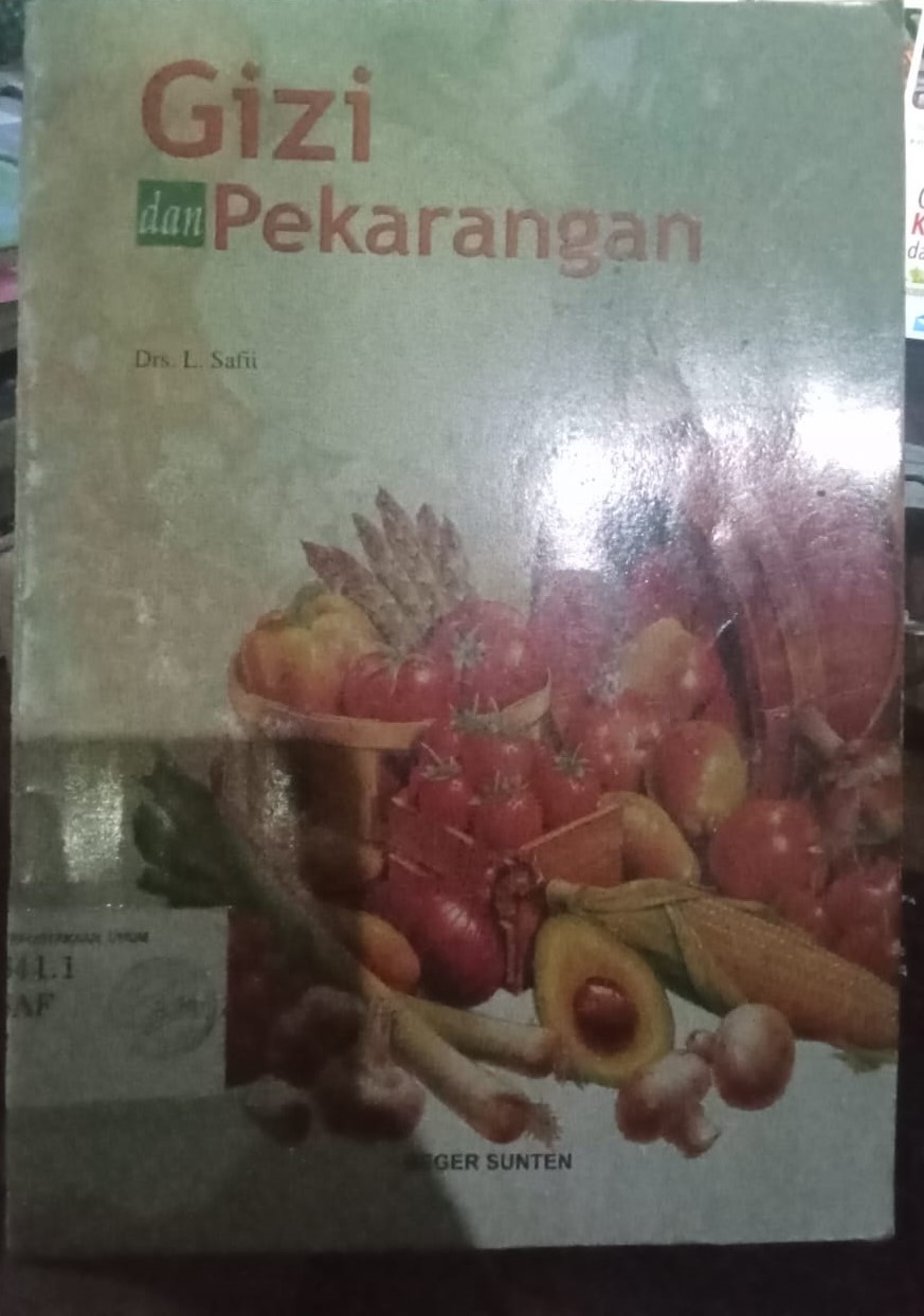 Cover Gizi Dan Pekarangan / Safii