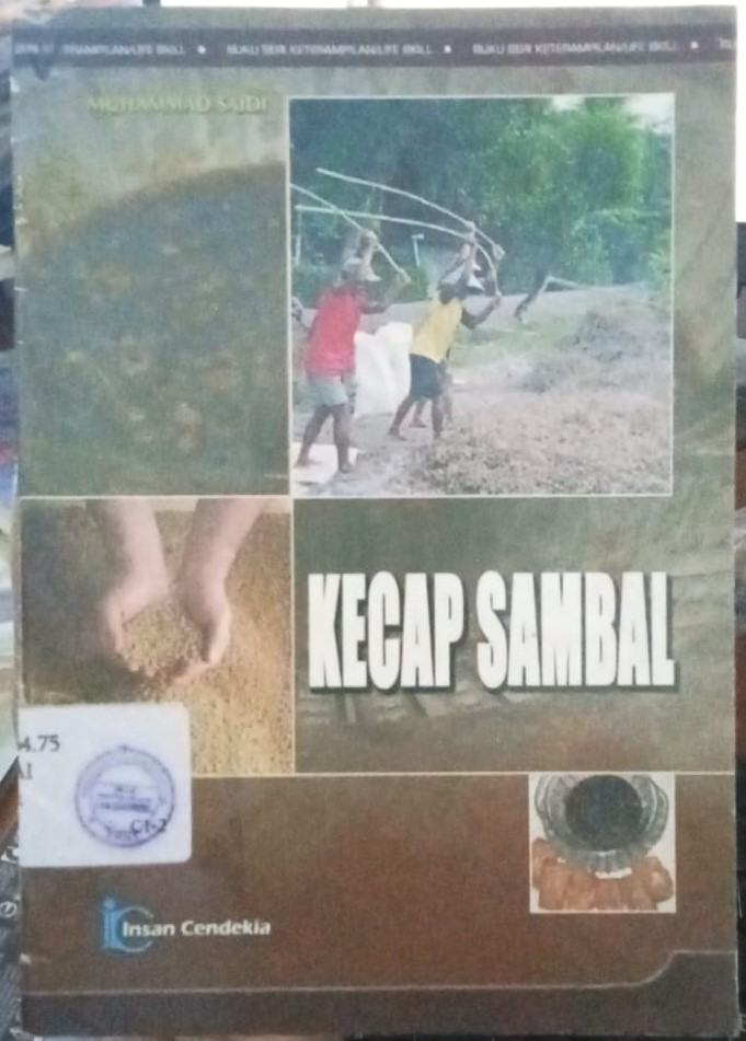 Cover Kecap Sambal / Saidi,Muhammad