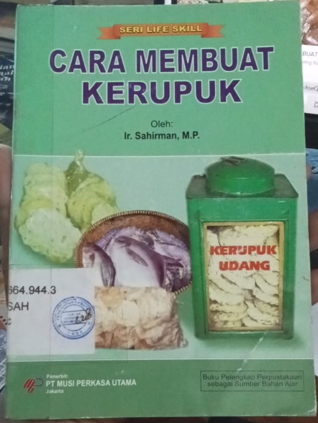 Cover Cara Membuat Kerupuk / Sahirman