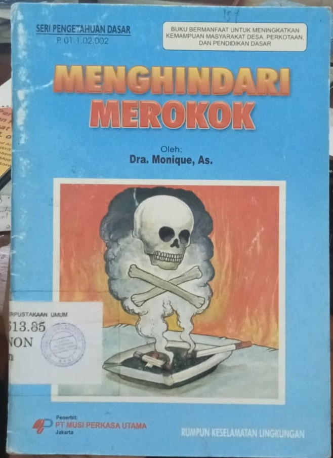 Cover Menghindari Merokok / Monique