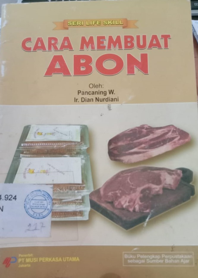 Cover Cara Membuat Abon / Pancaning W.