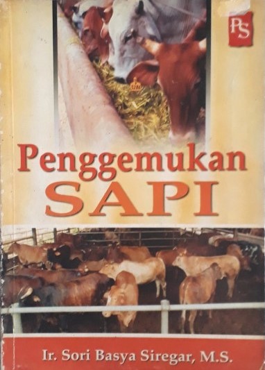 Cover Penggemukan sapi / Sori Basya Siregar