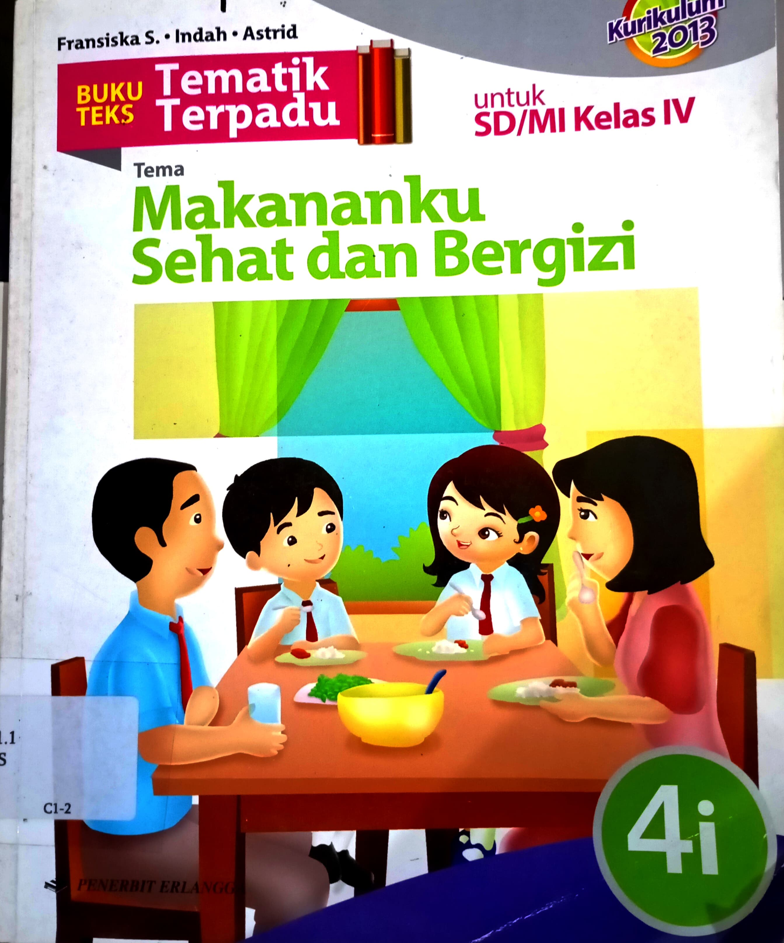 Cover Tematik Terpadu : Makananku Sehat dan Bergizi / Susilawati, Fransiska