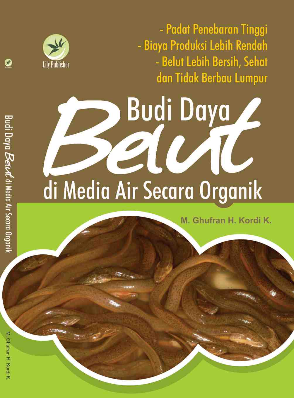 Cover Budi Daya Belut di Media Air Secara Organik / Kordi, M. Ghufran H.