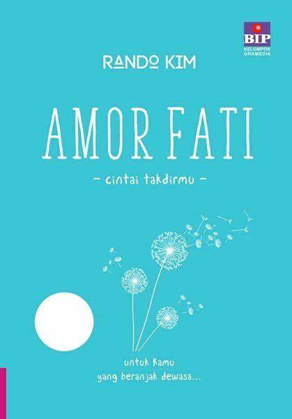 Cover Amor Fati :  Cintai Takdirmu / Rando Kim