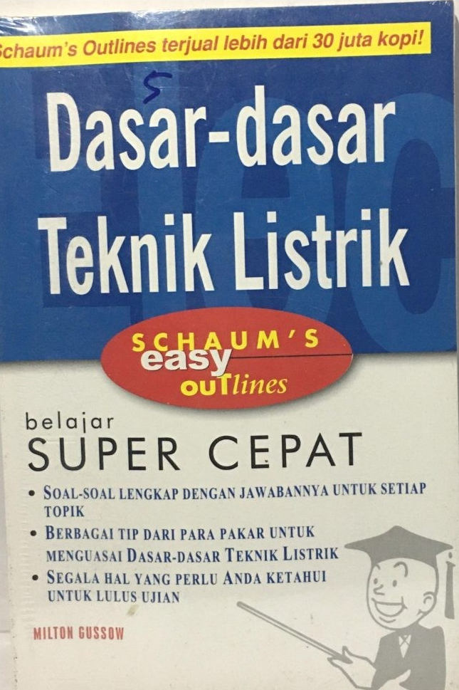 Cover Dasar-Dasar Teknik Listrik = Basic Electricity / Gussow, Milton