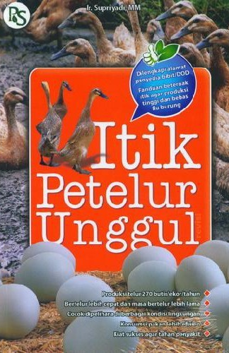 Cover Itik Petelur Unggul / Supriyadi