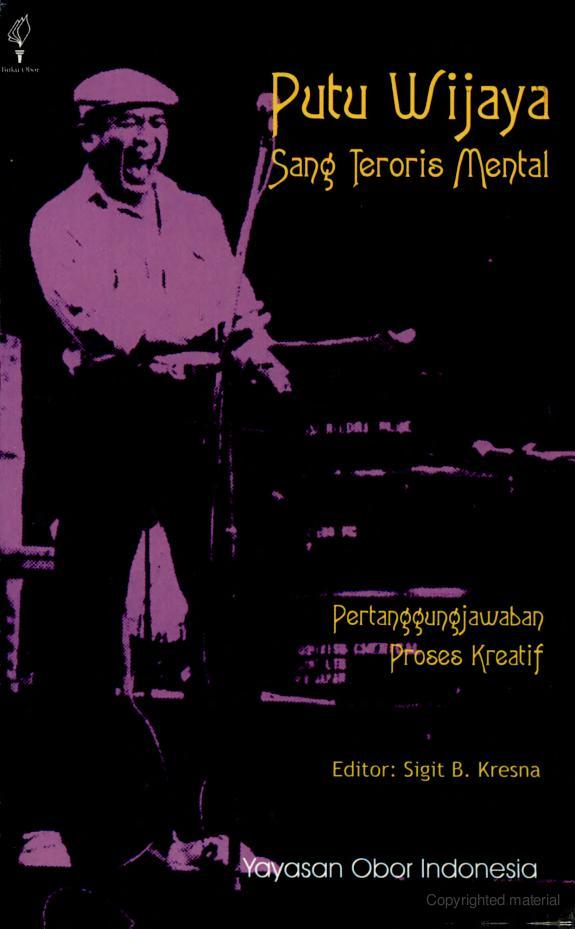Cover Putu Wijaya Sang Teroris Mental / Guntoro, Suprio