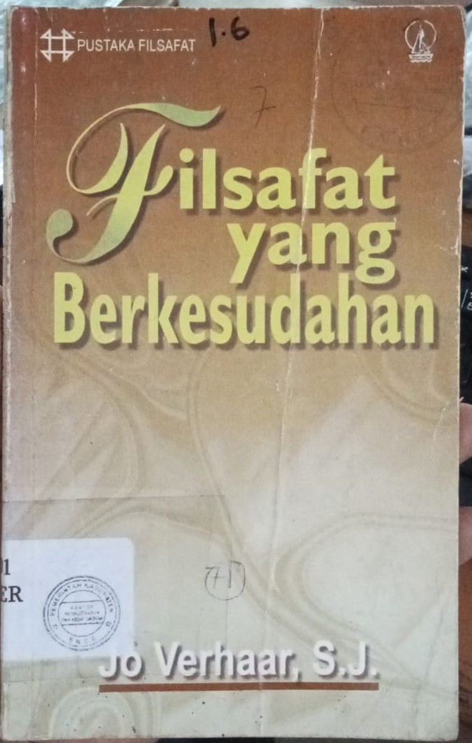 Cover Filsafat Yang Berkesudahan / Verhaar,Jo