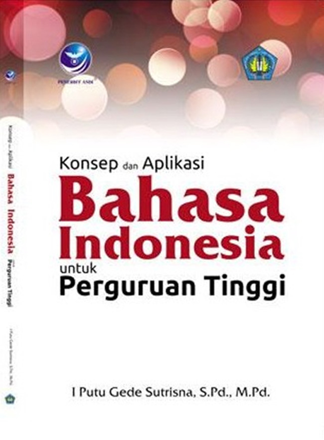 Cover Konsep dan Aplikasi Bahasa indonesia :  Untuk Perguiruan Tinggi