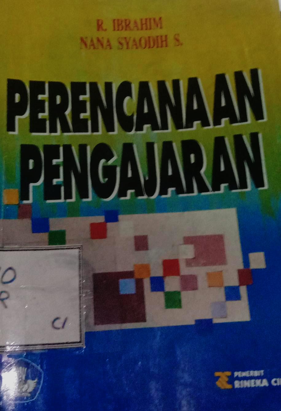 Cover Perencanaan Pengajaran / R. Ibrahim
