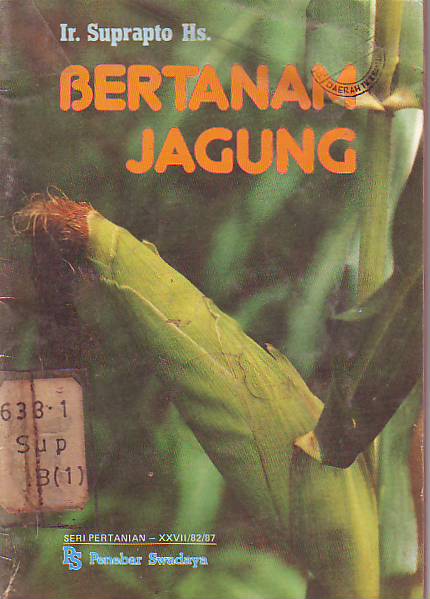 Cover Bertanam Jagung / Suprapto Hs