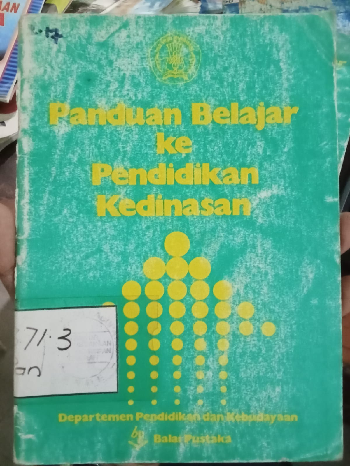 Cover Panduan Belajar Ke Pendidikan Kedinasan / Departemen Pendidikan Dan Kebudayaan