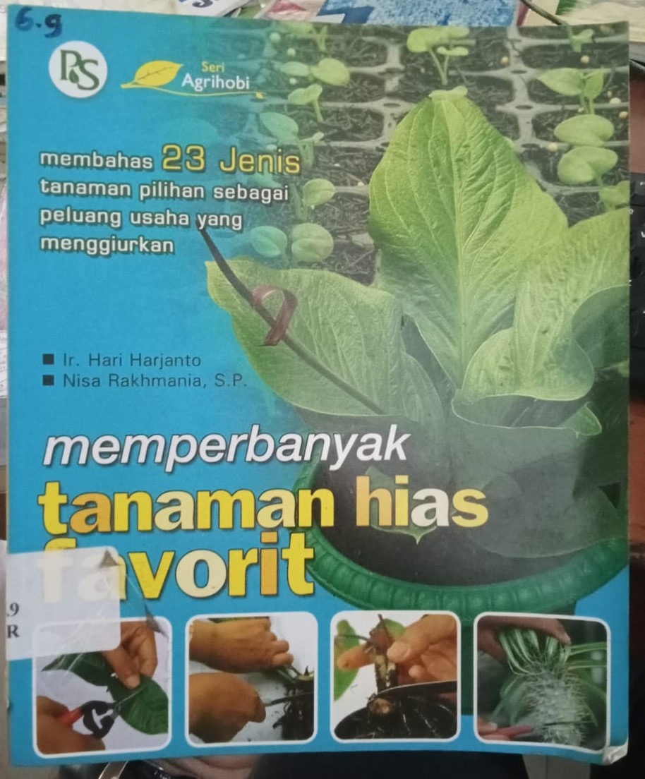 Cover Memperbanyak Tanaman Hias Favorit / Harjanto,Hari