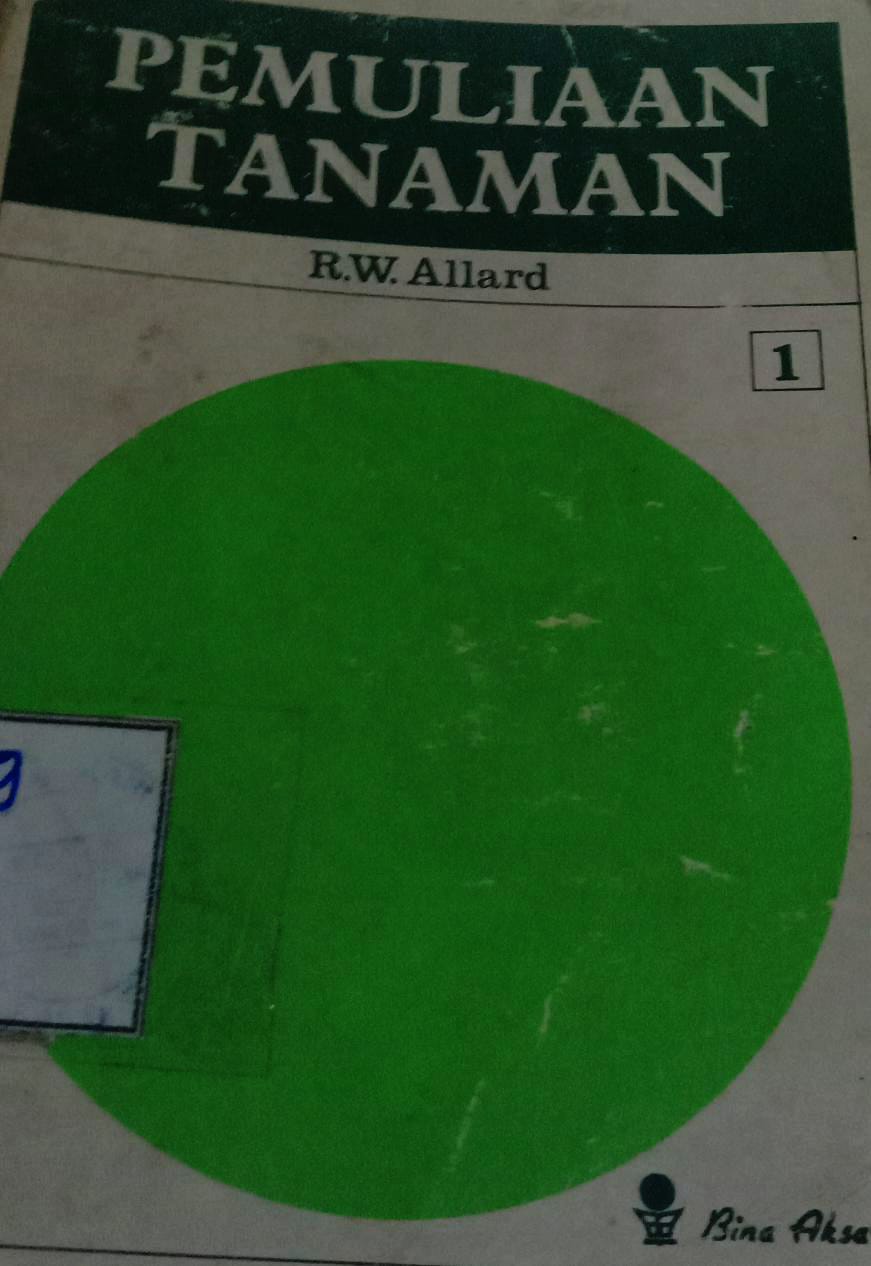Cover Pemuliaan Tanaman / R.W. Allard