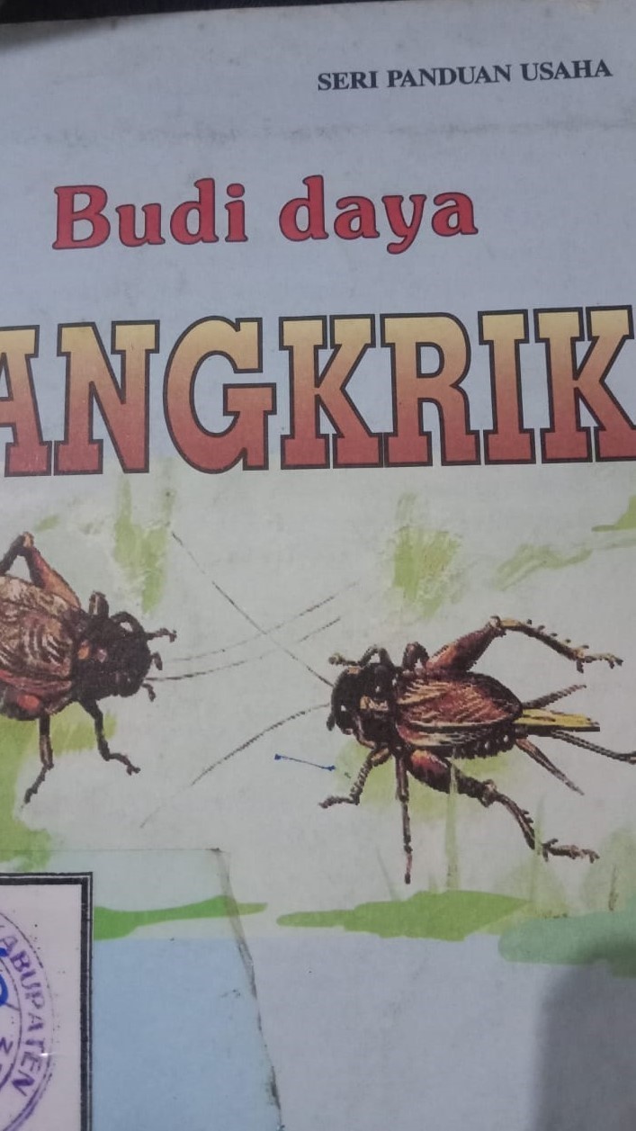 Cover Budi daya Jangkrik : / Lipi Press