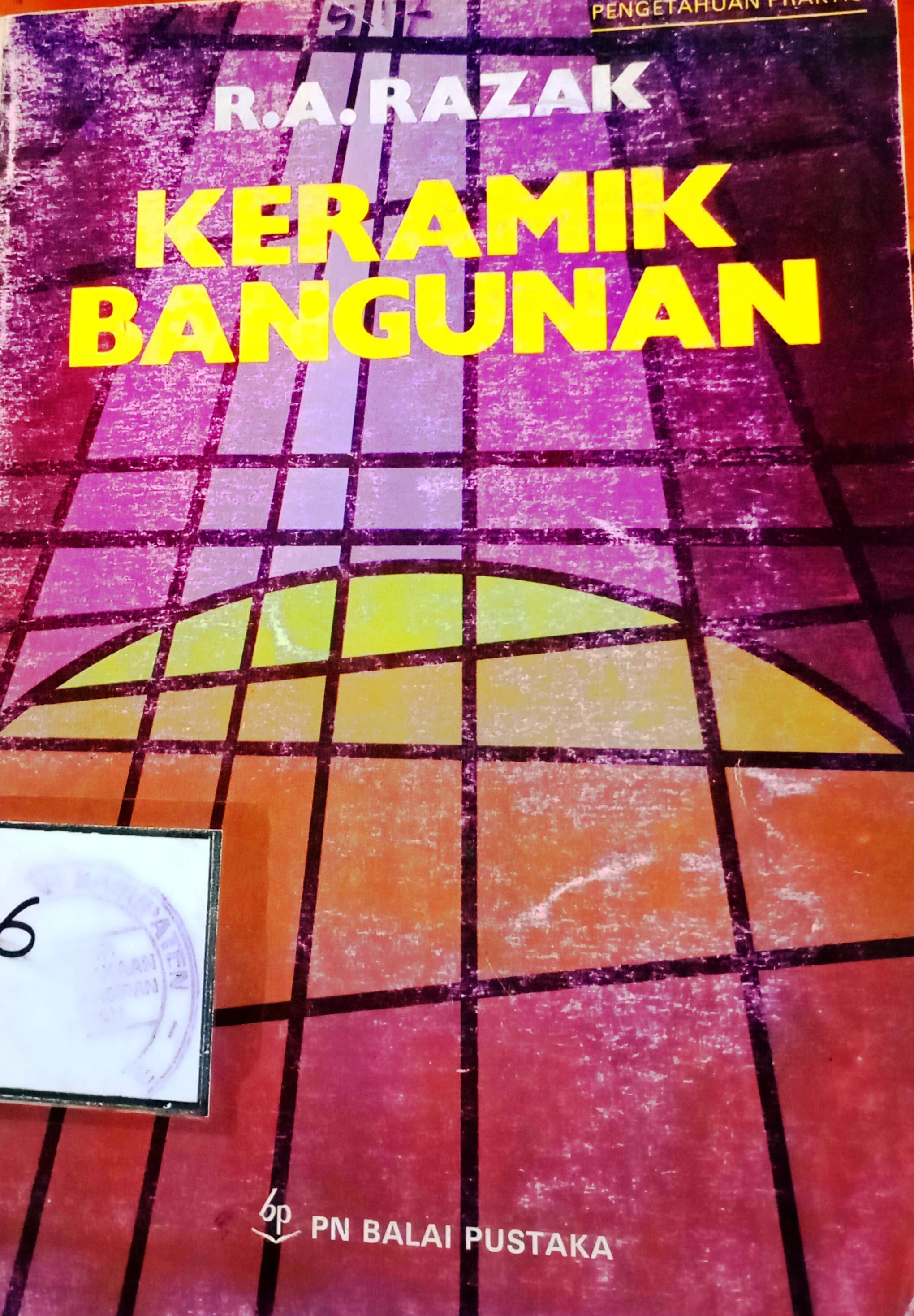 Cover Keramik Bangunan / Razak, R.A