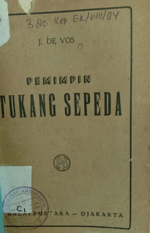 Cover Pemimpin Tukang Sepeda / Vos, De. J