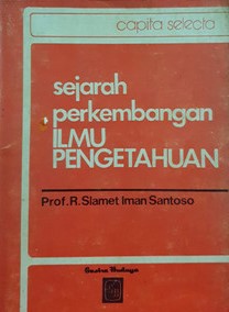 Cover Sejarah Perkembangan Ilmu Pengetahuan / Slamet Iman Santoso