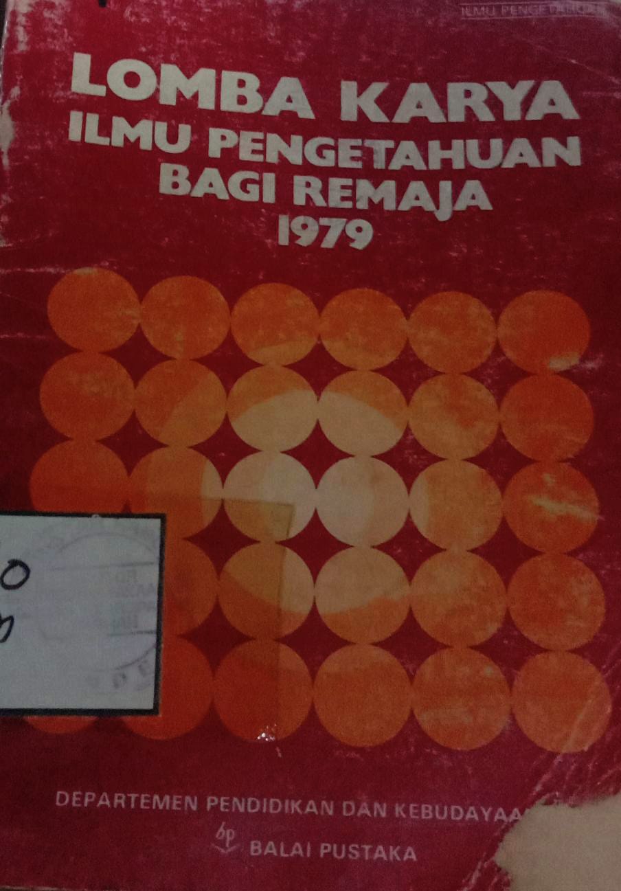 Cover Lomba Karya Ilmu Pengetahuan Bagi Remaja 1979 / Baswardono