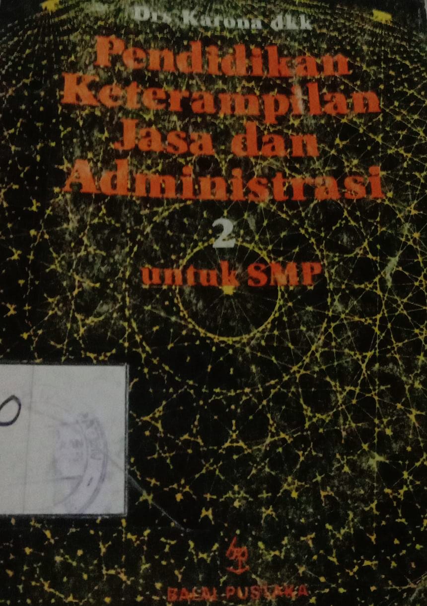 Cover Pendidikan Ketrampilan jasa dan Administrasi 2 Untuk SMP / Karona