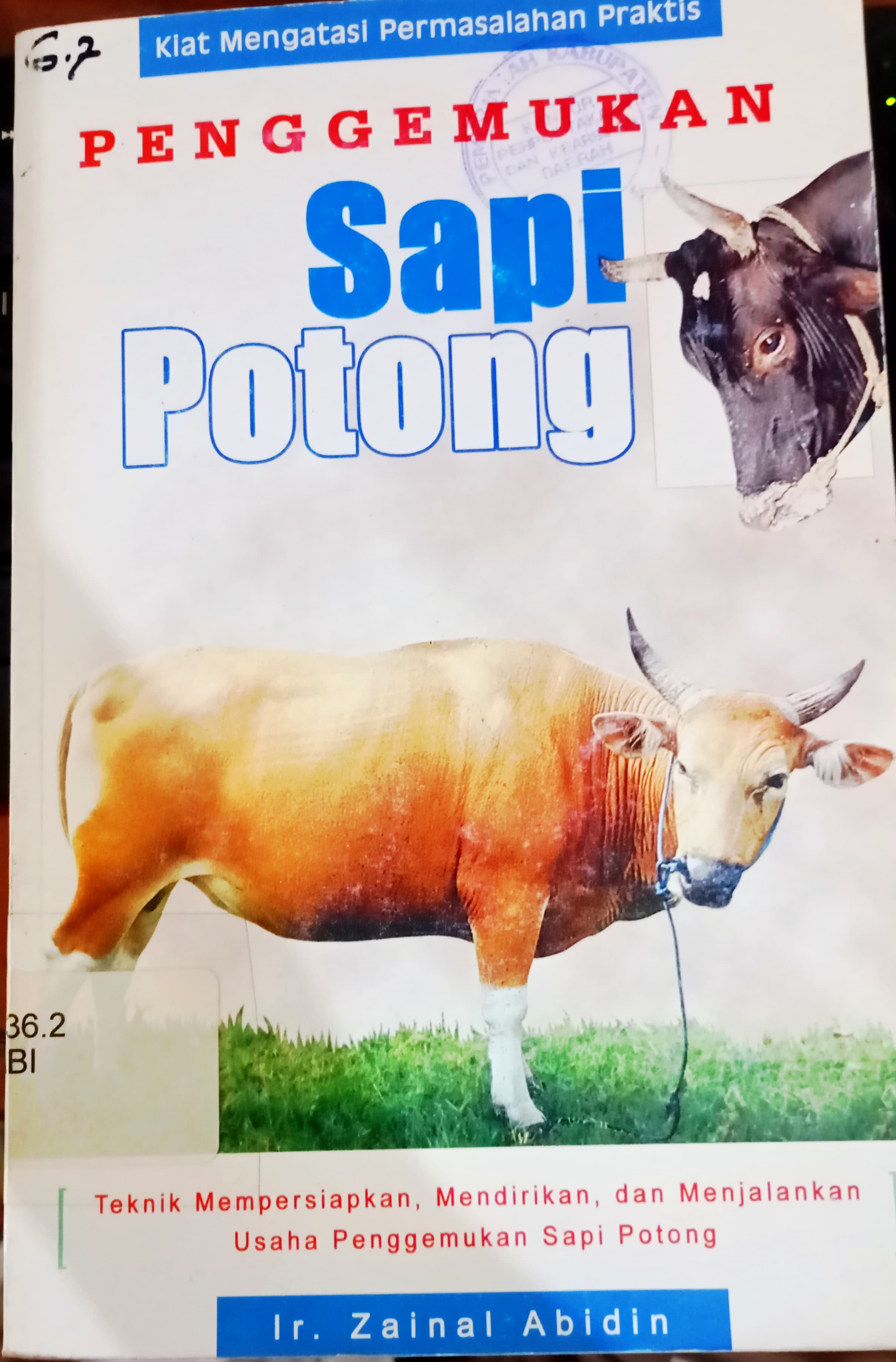 Cover Penggemukan Sapi Potong / Abidin Zainal
