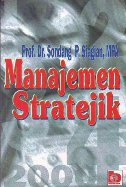 Cover Manajemen Strategik / Siagian,P Sondang