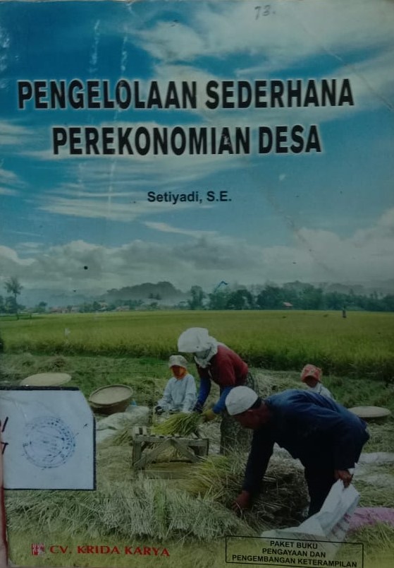 Cover Pengelolaan Sederhana Perekonomian Desa / Setiyadi