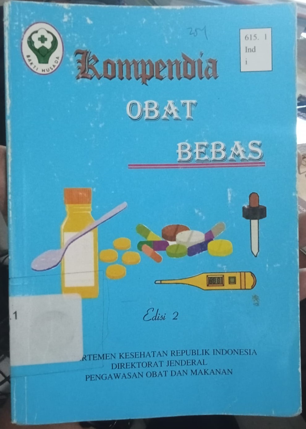 Cover Kompendia Obat Bebas / Departemen Kesehatan