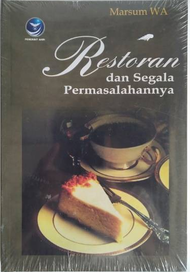 Cover Restoran :  dan Segala Permasalahannya / Marsum