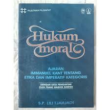 Cover Hukum Moral / Tjahjadi Lili