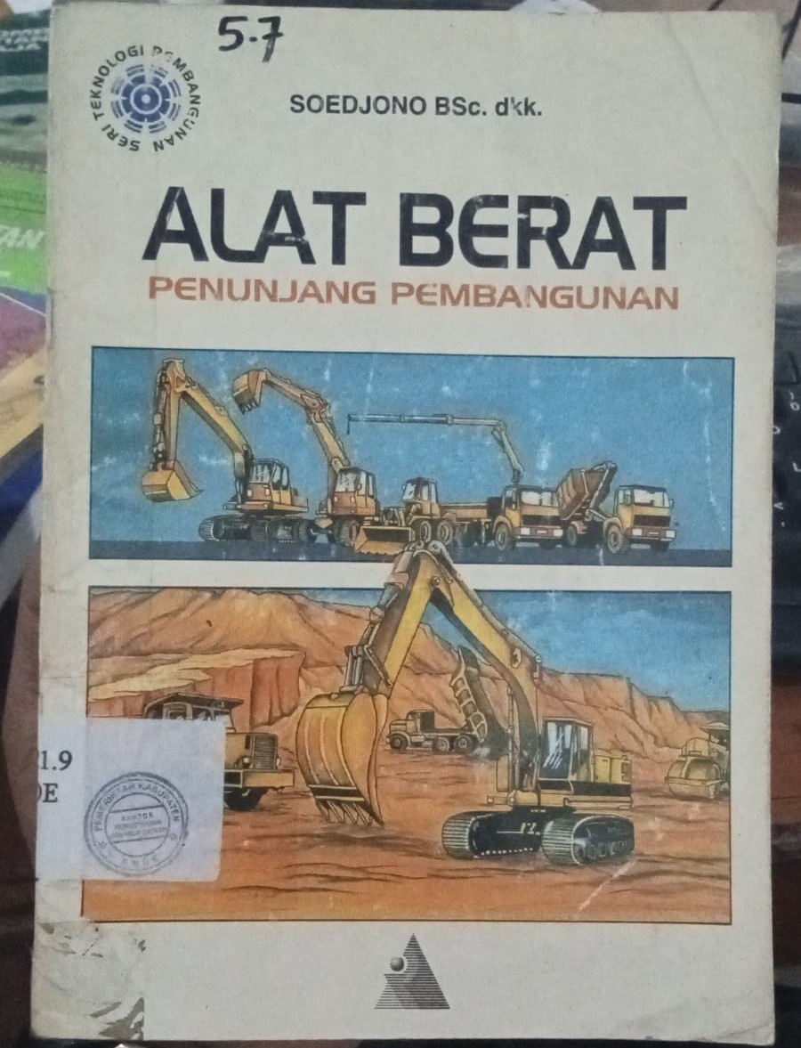 Cover Alat Berat :  Penunjang Pembangunan / Ahdiat, Nanang