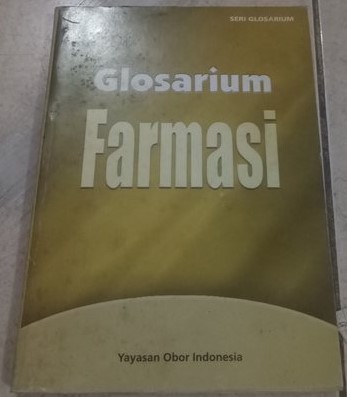 Cover Glosarium Farmasi / Departemen Pendidikan Nasional