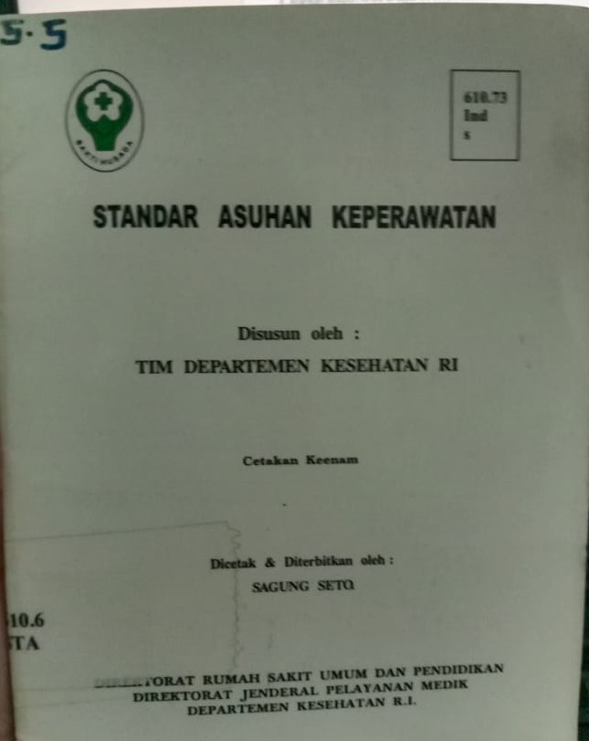 Cover Standar Asuhan Keperawatan / Tim Departemen Kesehatan RI
