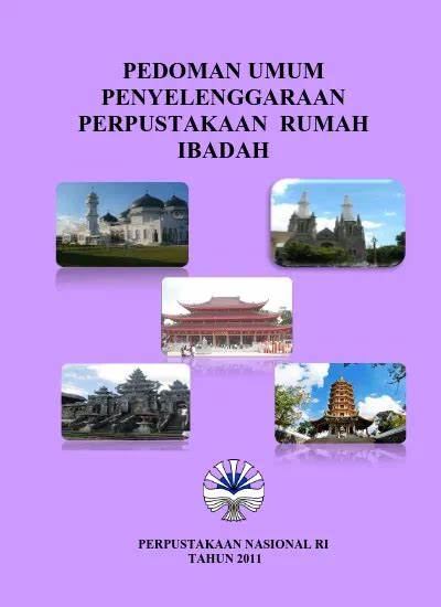 Cover Pedoman Umum Penyelenggraan Peprpustakaan Rumah Ibadah / Wuryani,Indah