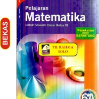 Cover Pelajaran Matematika untuk Sekolah Dasar Kelas VI / Khafid, M. dkk