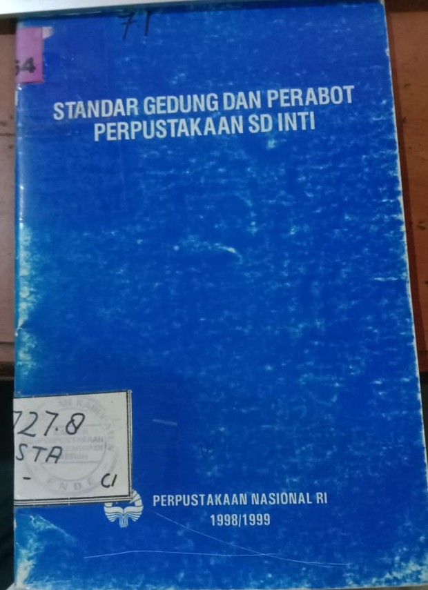 Cover Standar Gedung dan Perabotan Perpustakaan SD Inti / Retno Hermawati