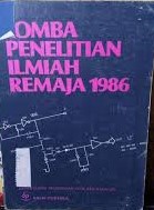 Cover Lomba Penelitian Ilmiah Remaja 1986 / Dapertemen Pendidikan dan Kebudayaan