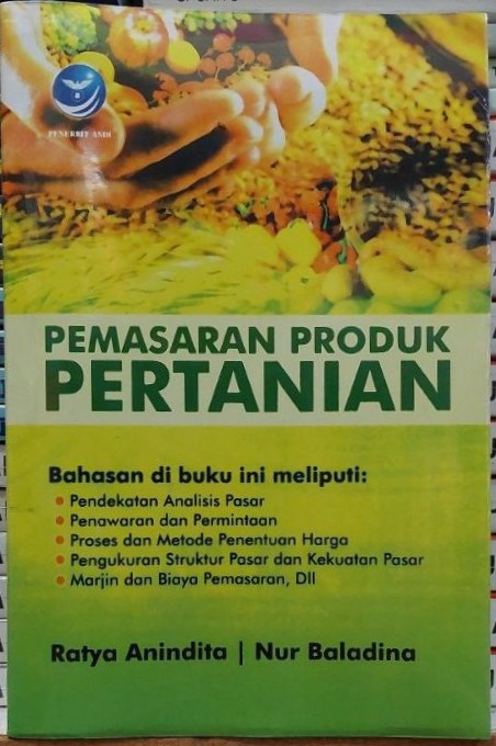Cover Pemasaran Produk Pertanian / Ratya Anindita