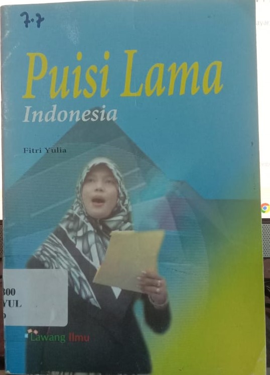 Cover Puisi Lama Indonesia / Fitri Yulia