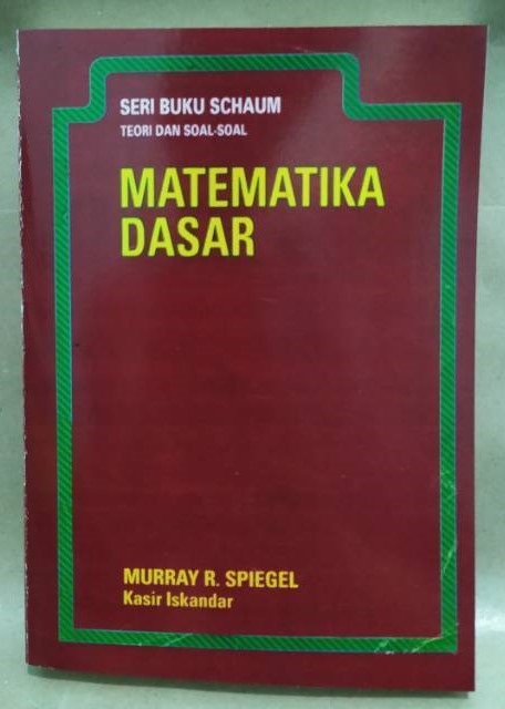 Cover Matematika Dasar / Spiegel, R Murray