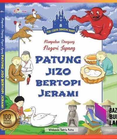 Cover Seri Cerita Dongeng Dunia Patung Jizo Bertopi Jerami / Winkanda Satria Putra