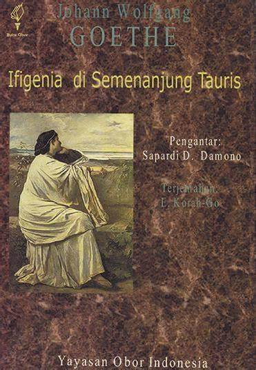 Cover Ifigenia di Semenanjung Tauris :  Johann Wolfgang Goethe