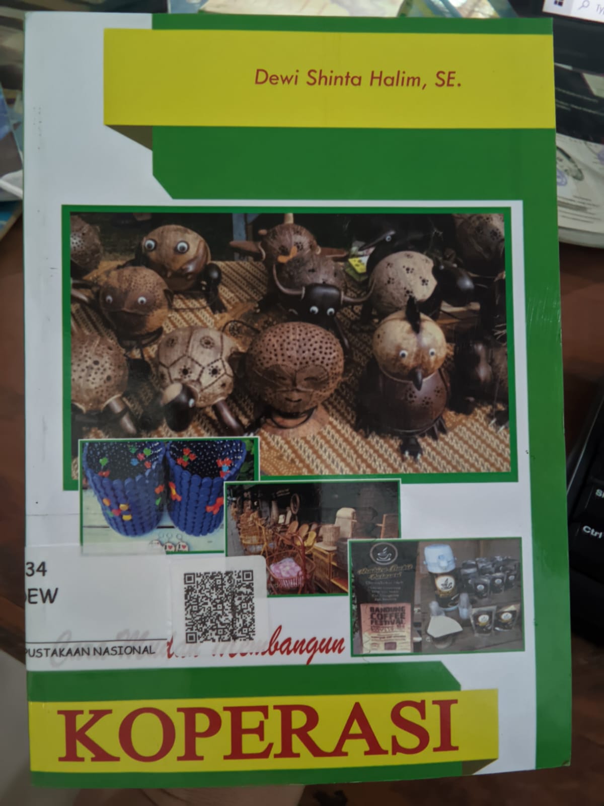 Cover Cara Membangun Koperasi / Dewi Shinta Halim