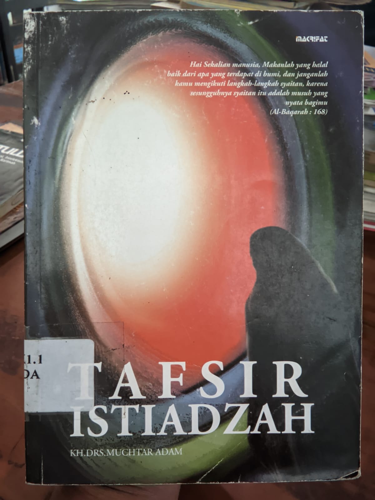 Cover Tafsir Istiadzah / Adam,Muchtar