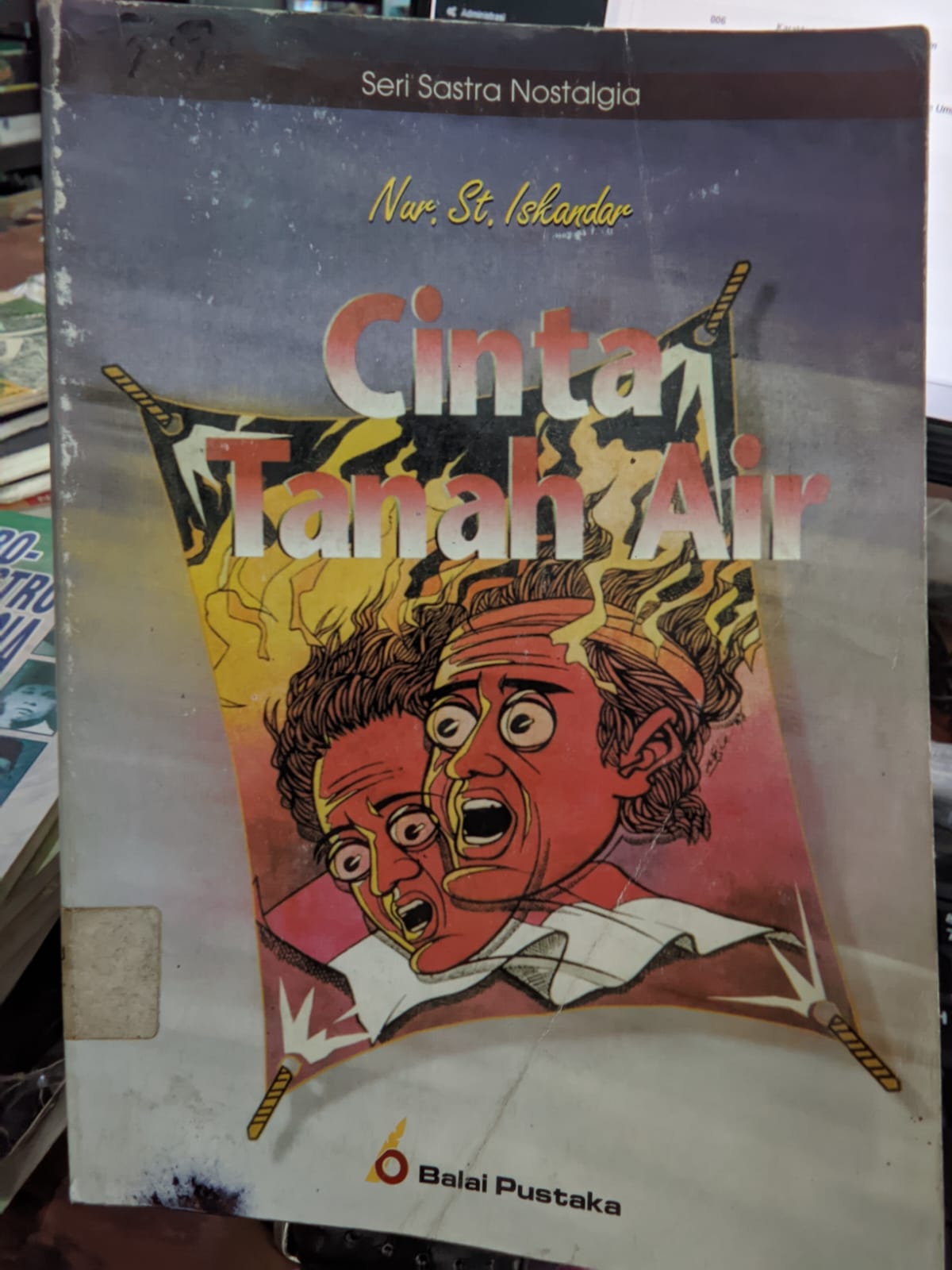 Cover Cinta Tanah Air / Iskandar,St,Nur
