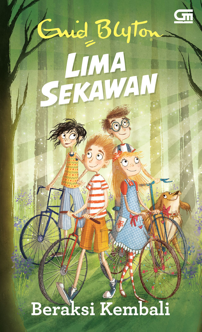 Cover Bereaksi Kembali :  Lima Sekawan / Enied Blyton