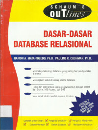 Cover Dasar-dasar database relasional : / Ramon A.Mata-Toledo