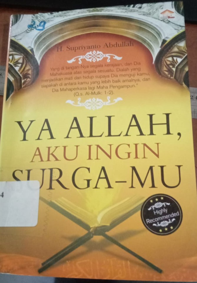 Cover Ya Allah Aku Ingin Surga-Mu / Abdullah, Supriyanto